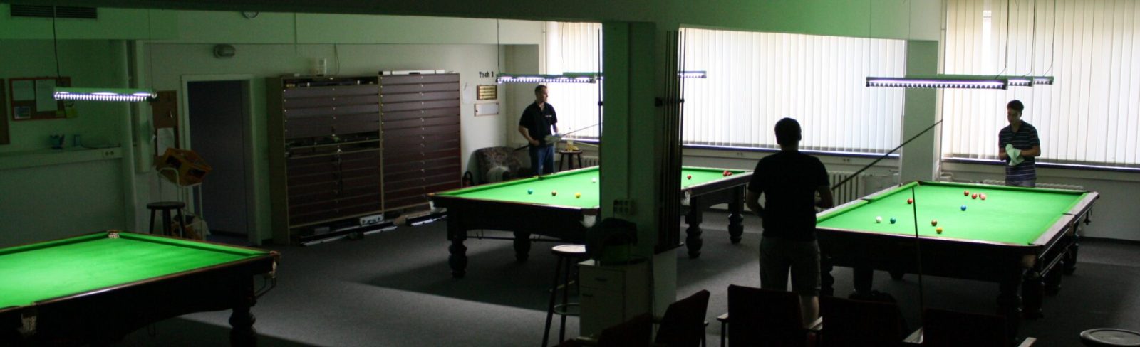 Snookertisch im Vereinsheim